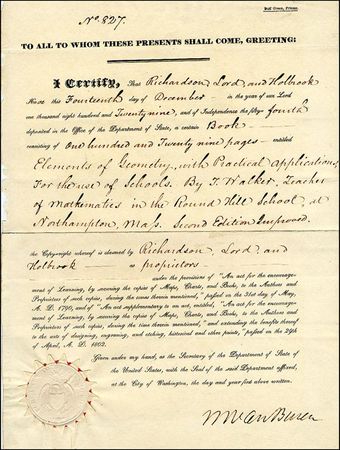 Lot #119 Martin Van Buren - Image 1