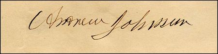 Lot #58 Andrew Johnson - Image 1