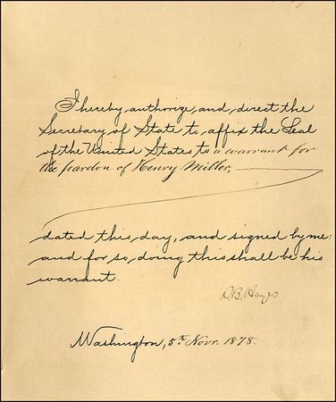 Lot #48 Rutherford B. Hayes - Image 1