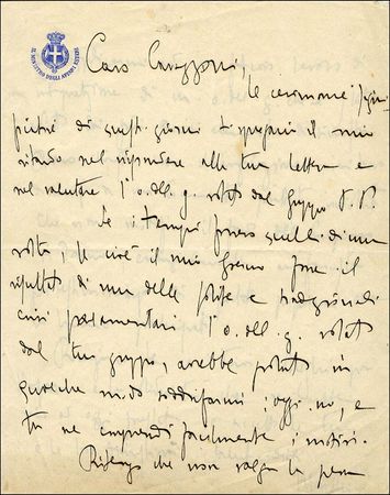 Lot #685 Benito Mussolini - Image 2