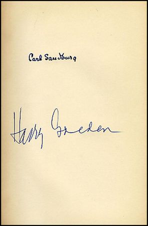 Lot #917 Carl Sandburg - Image 1