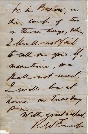 Lot #858 Ralph Waldo Emerson - Image 1