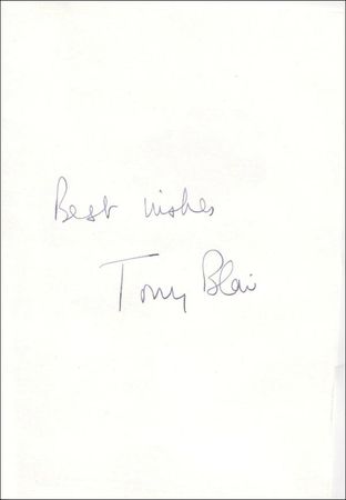 Lot #167 Tony Blair - Image 1