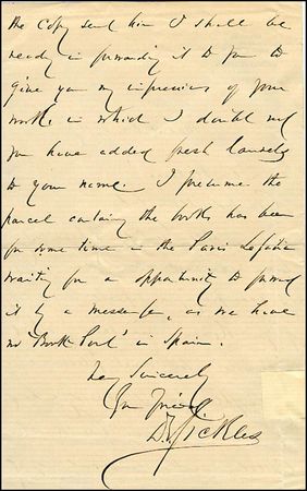 Lot #745 Daniel Sickles - Image 1