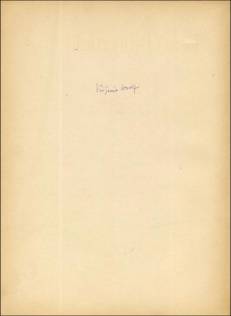 Lot #941 Virginia Woolf - Image 1