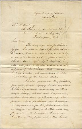Lot #376 Daniel Webster - Image 2