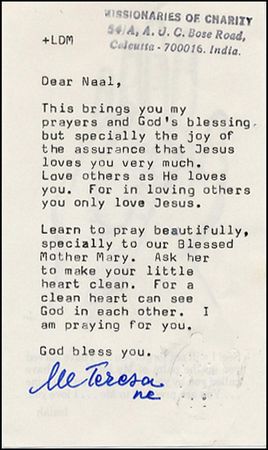 Lot #297 Mother Teresa - Image 1