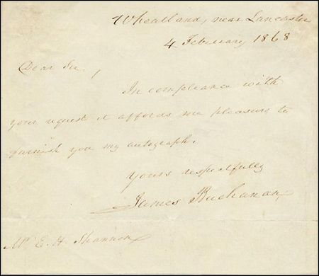 Lot #5 James Buchanan