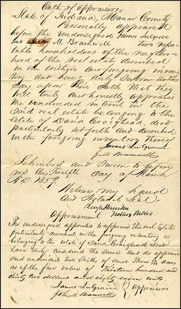 Lot #55 Benjamin Harrison - Image 1
