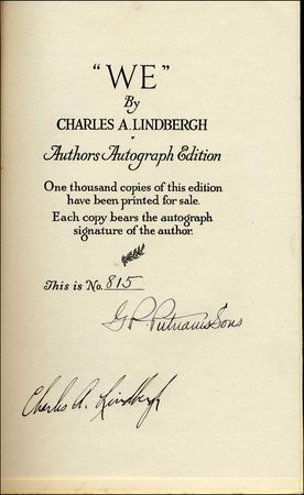 Lot #639 Charles Lindbergh - Image 1
