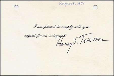 Lot #126 Harry and Bess Truman - Image 2