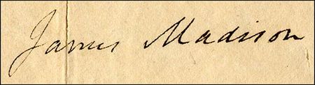 Lot #84 James Madison and James Monroe - Image 1