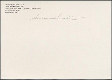 Lot #789 Andrew Wyeth - Image 2