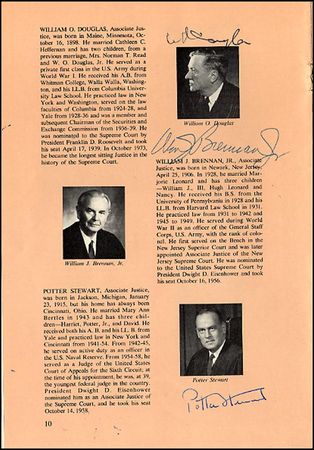 Lot #348 Supreme Court Justices - Image 4