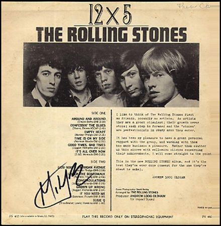 Lot #1081 Rolling Stones: Jagger, Mick - Image 1