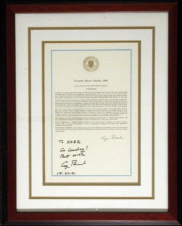 Lot #7 George Bush