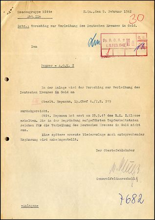 Lot #569 Gunther von Kluge - Image 2