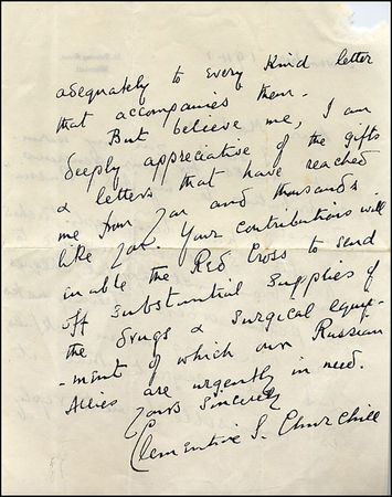 Lot #183 Clementine Churchill - Image 1