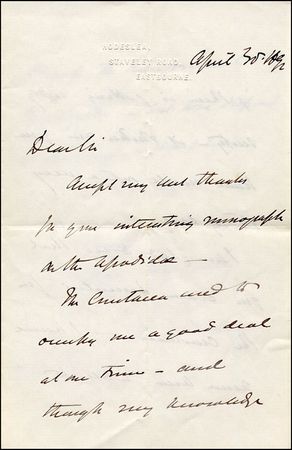 Lot #255 Thomas Henry Huxley - Image 3