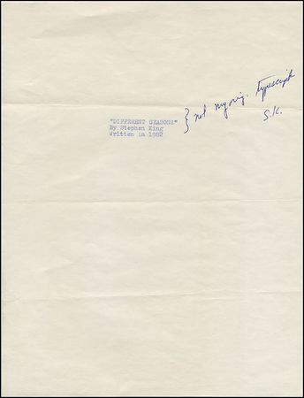 Lot #723 Stephen King - Image 1