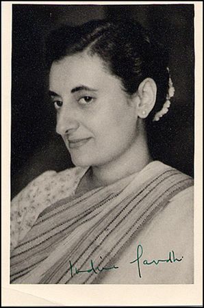 Lot #214 Indira Gandhi - Image 1