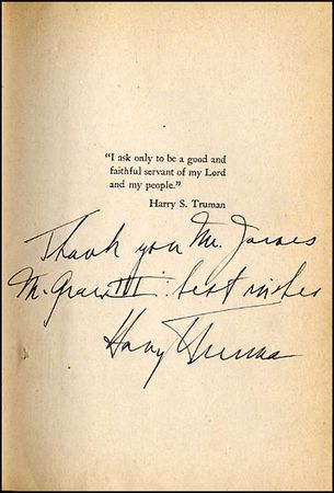 Lot #99 Harry S. Truman - Image 1