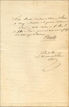 Lot #149  Charles X - Image 1