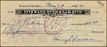 Lot #100 Harry S. Truman - Image 1