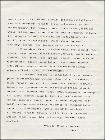Lot #160 Jeffrey Dahmer - Image 2