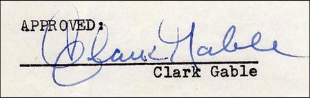 Lot #1737 Clark Gable - Image 1