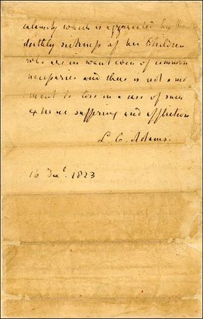 Lot #2 Louisa Adams