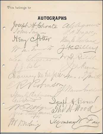 Lot #402 Turn of the Century (20th) Autographs - Image 1