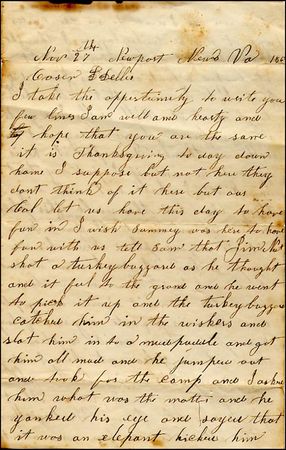 Lot #597 Soldier’s Letter - Image 1