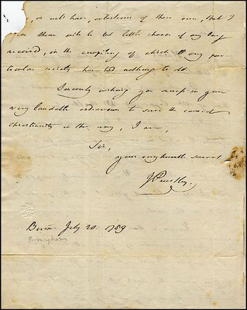 Lot #356 Joseph Priestley - Image 1