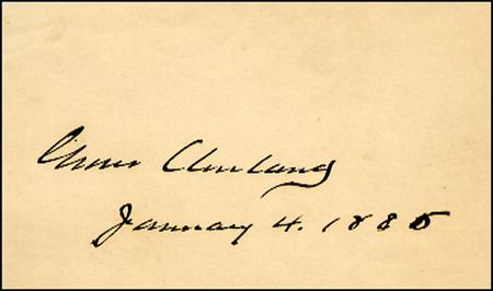 Lot #22 Grover and Frances Cleveland