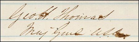 Lot #606 George H. Thomas - Image 1