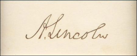 Lot #73 Abraham Lincoln - Image 1