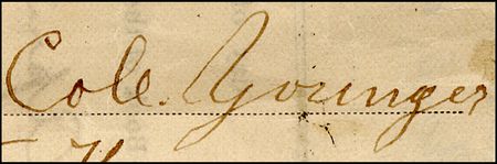Lot #364 Cole Younger - Image 1