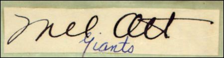 Lot #2728 Mel Ott - Image 1