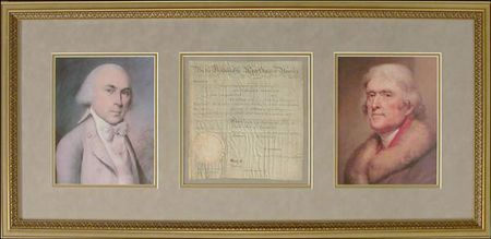 Lot #64 Thomas Jefferson and James Madison - Image 4