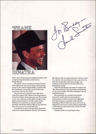 Lot #1036 Frank Sinatra - Image 1