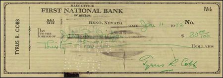 Lot #2628 Ty Cobb - Image 1
