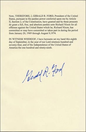 Lot #43 Gerald Ford - Image 1