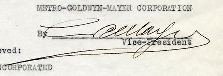 Lot #2022 Louis B. Mayer - Image 1