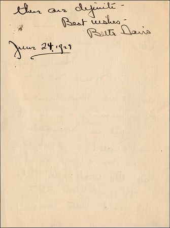 Lot #1365 Bette Davis - Image 1