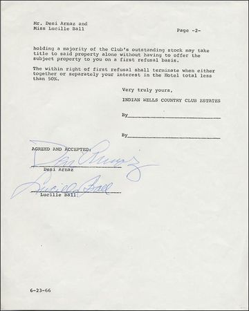 Lot #1178 Lucille Ball and Desi Arnaz - Image 1