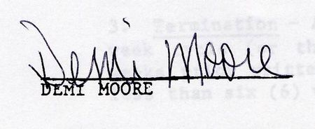 Lot #2079 Demi Moore - Image 1