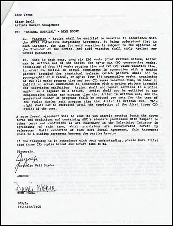 Lot #2079 Demi Moore - Image 2