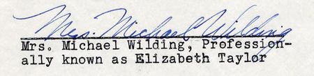 Lot #2455 Elizabeth Taylor - Image 1