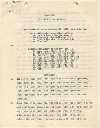Lot #1336 Lou Costello - Image 3